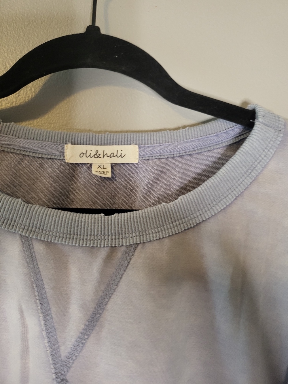 Oli & Hali Light Lavender Crewneck Sweater